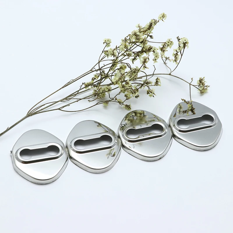 

Stainless Steel Door Lock Buckle Protective Cover for toyota Aqua corolla E130 E140 E150 E160 E170 Prius Avgo Auris car-styling