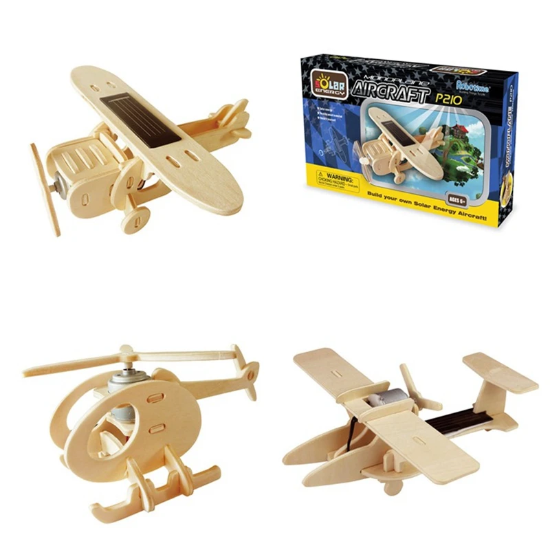 solar energy wooden puzzle