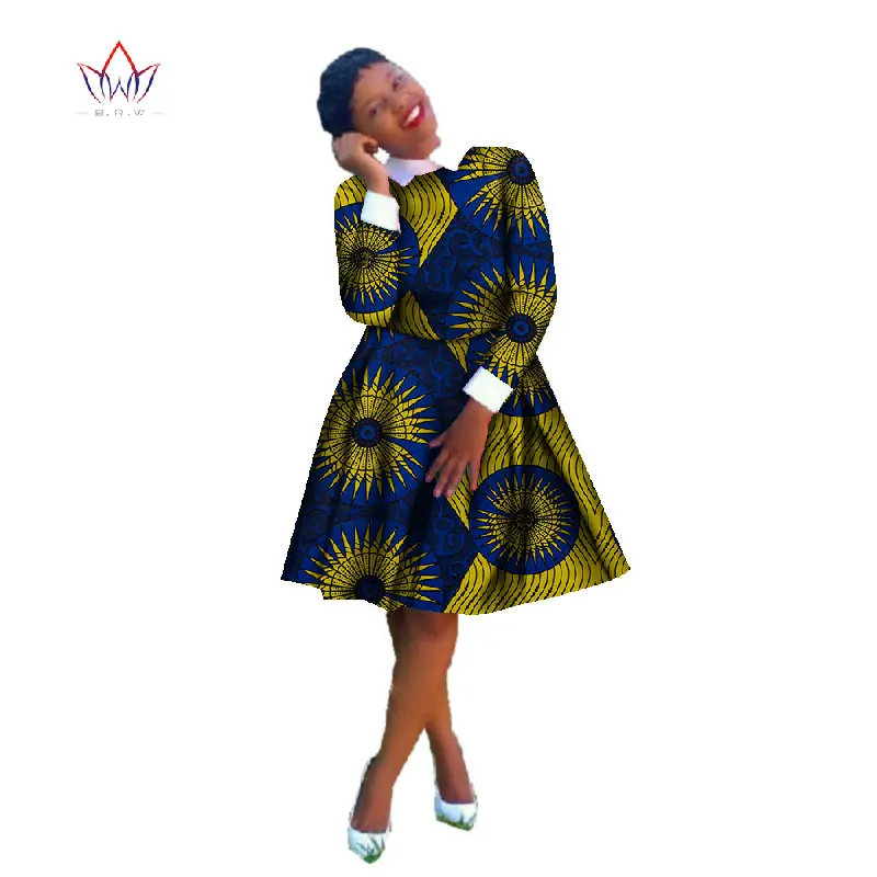 long sleeve african dress