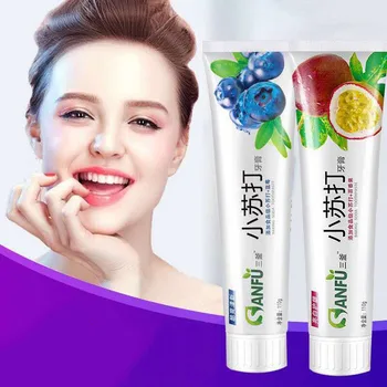 

Hot 110g Soda Whitening Bright White Teeth Toothpaste Natural Whitening Fresh Toothpaste Remove tooth stains Baking