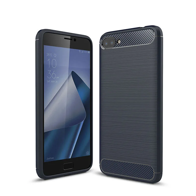 carbon fiber brushed silicone case asus zenfone 4 max (16)