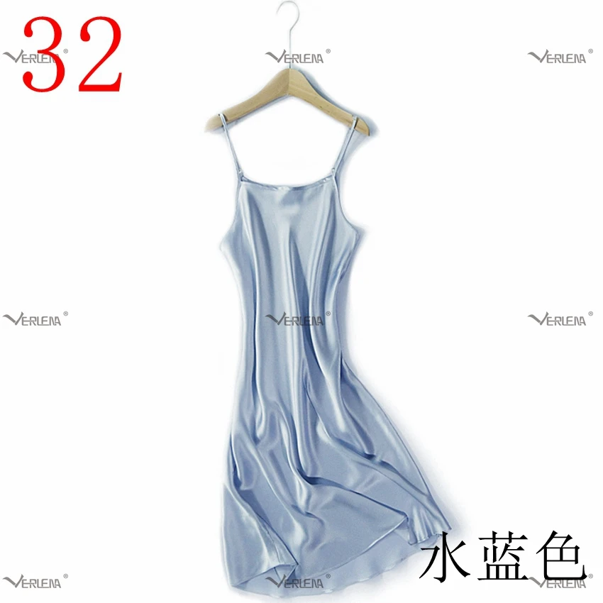 Light Blue Verlena новое шелковое сексуальное летнее платье женское элегантное однотонное белое платье с регулируемым ремешком прямые Короткие мини платья - Цвет: Light Blue