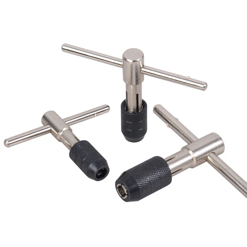 

1Piece M3-M6/ M5-M8/ M6-M12 Tap Wrench Adjustable T-handle Tap Holder Tap Handle Tapping Bolt Screw Hand Tool