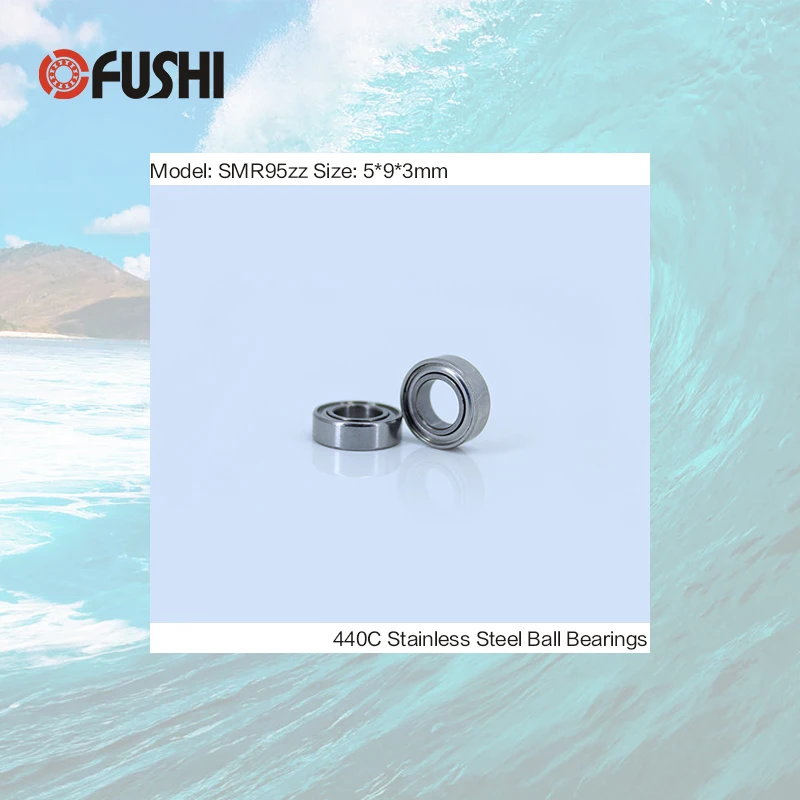 

SMR95ZZ Bearing 5*9*3 mm ( 10PCS ) ABEC-1 Stainless Steel Ball Bearings Shielded SMR95Z SMR95 Z ZZ
