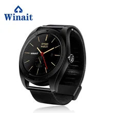 Winait k89 MTK сердечного ритма Bluetooth Smart часы телефон с круглым Панель цифровые часы