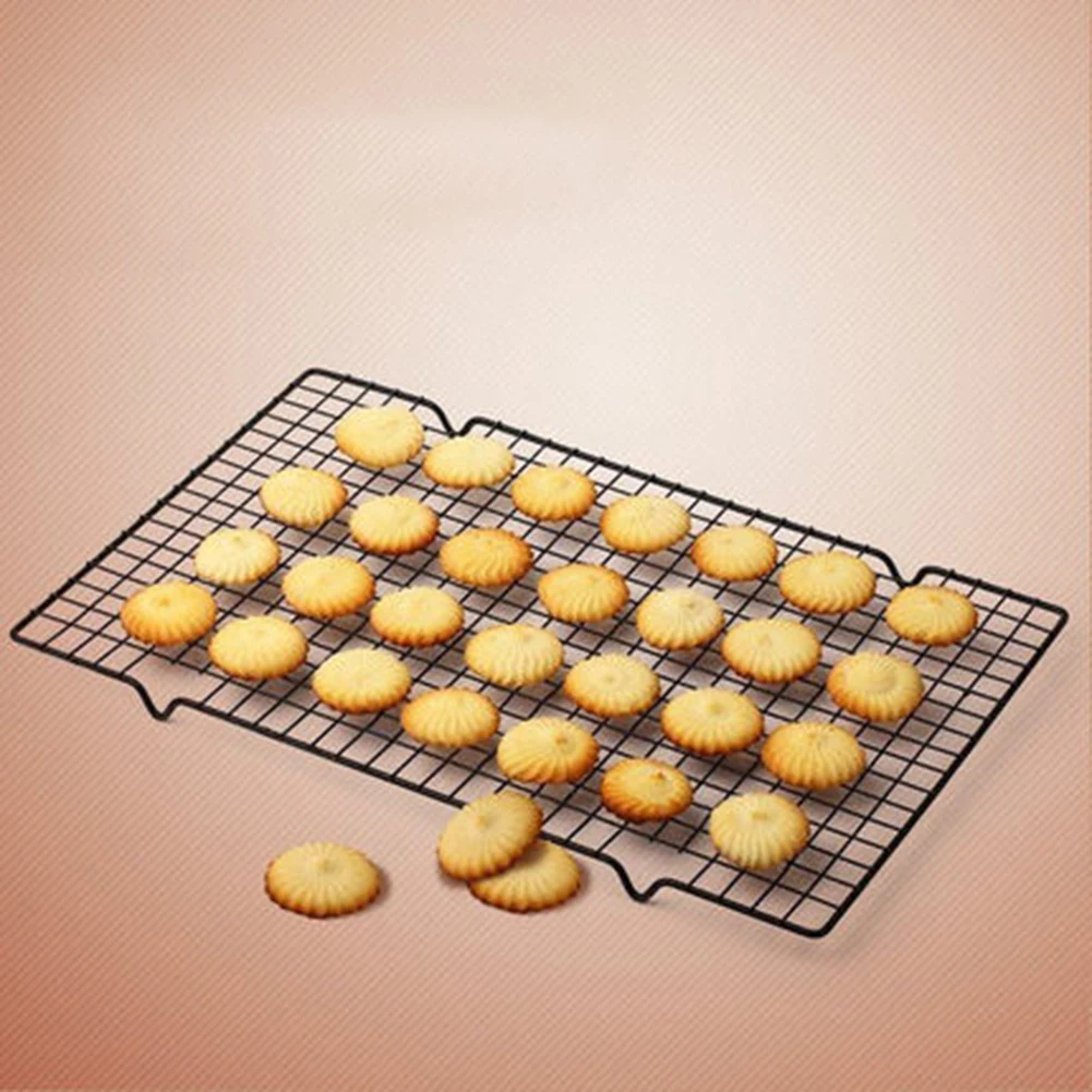 AIBAN 25*40cm Nonstick Carbon Steel Cooling Rack Cooling Grid Baking Tray For Biscuit/Cookie/Pie/Bread/Cake Icing Baking Rack AIBAN 25*40cm Nonstick Carbon Steel Cooling Rack Cooling Grid Baking Tray For Biscuit/Cookie/Pie/Bread/Cake Icing Baking Rack