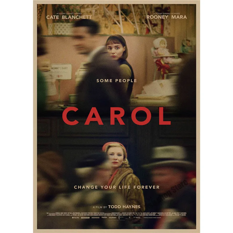 Carol ретро плакат, крафт-бумага, бумага для бара, кафе, домашний Декор, живопись, наклейка на стену - Цвет: Цвет: желтый