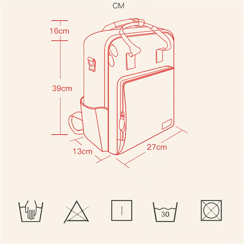 Maternal and Child Travel Backpack Portable Mobile Fashion Mother Bag New Korean Version Mummy Bag Multi-Function Large Capacity08