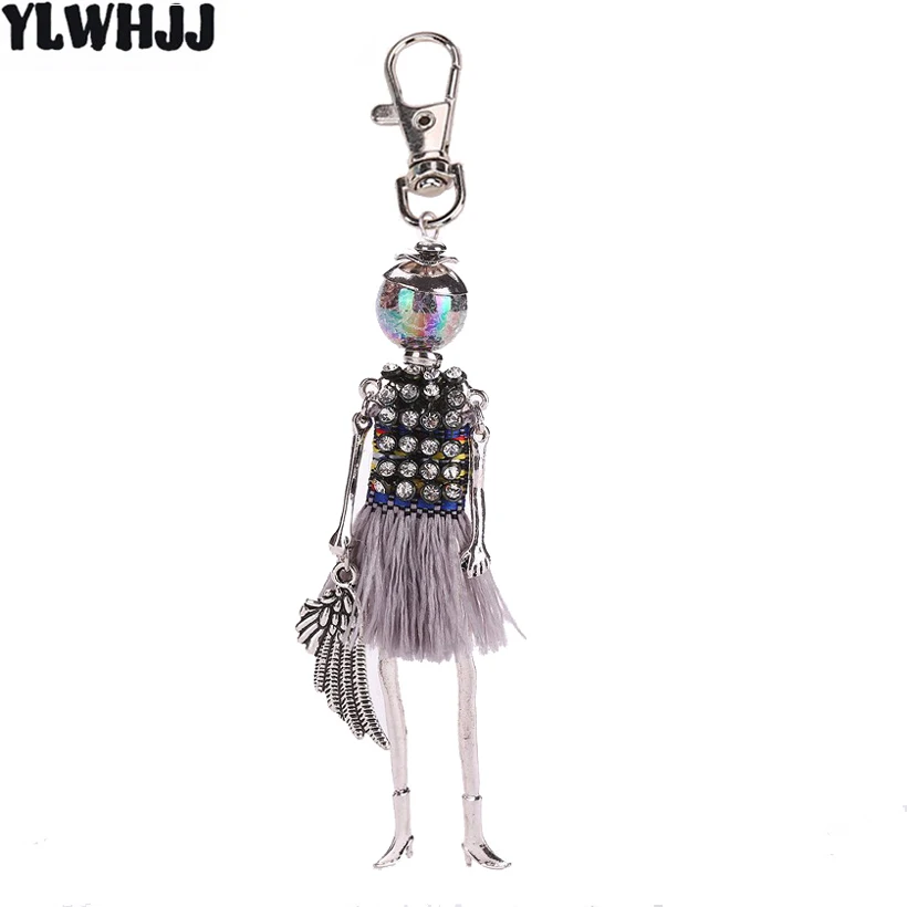 

YLWHJJ brand new women cute doll keychain