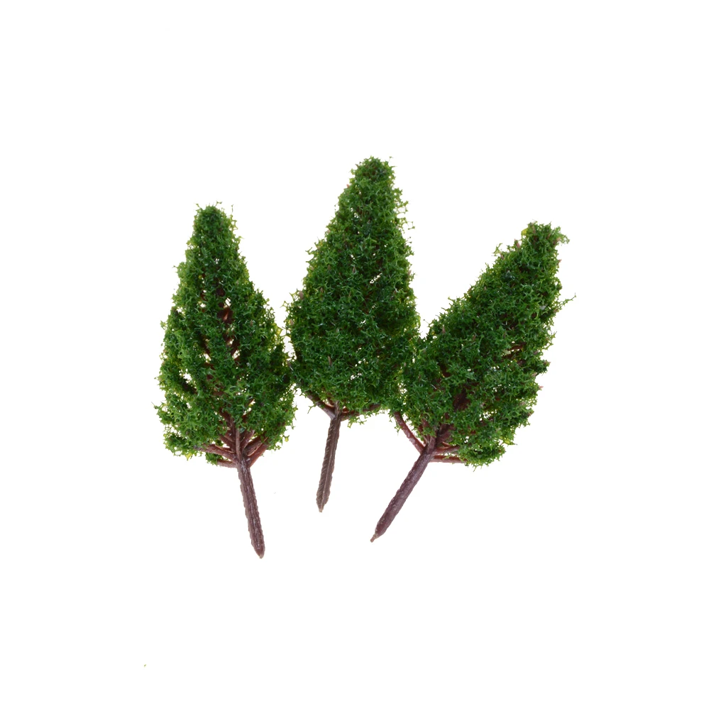 

10pcs 6.8cm Plastic Architectural Model Trees For Railroad House Park Street Layout Green landscape Scene Scenery Garden Scene
