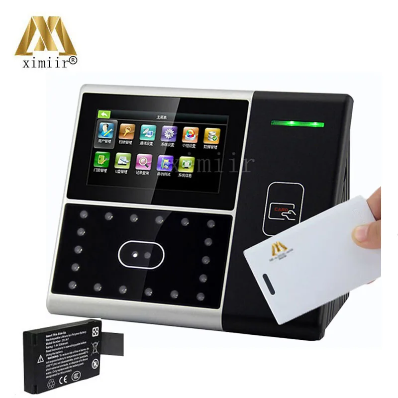 

Face+IC card attendance device Iface301 time attendance linux system face time recording attendance machine with backup battery