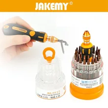 JAKEMY Multipurpose Screwdriver Set 37 in 1 Interchangeable Precision Screwdriver Portable Electronic Repair Hardware Tool