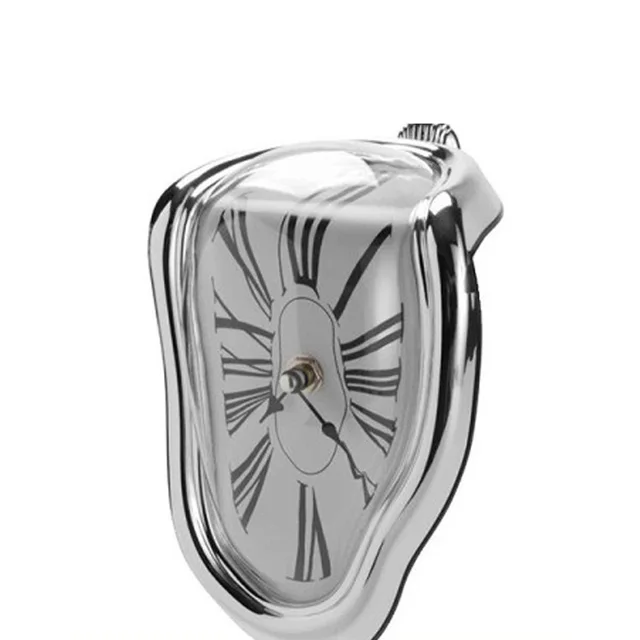 Creative Melting Wall Clock Desktop Wall Clock Art Station Clock Right