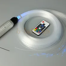 DIY домашнее украшение волоконно-оптический свет комплект светильник из оптоволокна RGB комнатный Потолочный Свет Звезды Ночник 0.75mmx150x5m пряди
