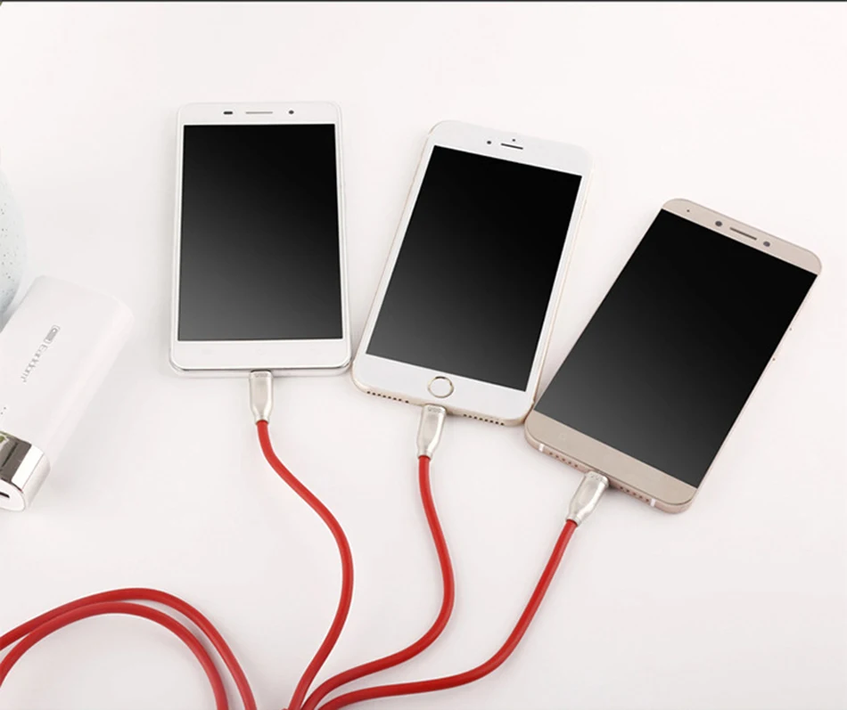 !ACCEZZ TPE Fast Charging Cable Micro USB Type C For Samsung Xiaomi 5 Lighting For iPhone X 7 8 6 Plus 3A USB Charger Cord Line (2)