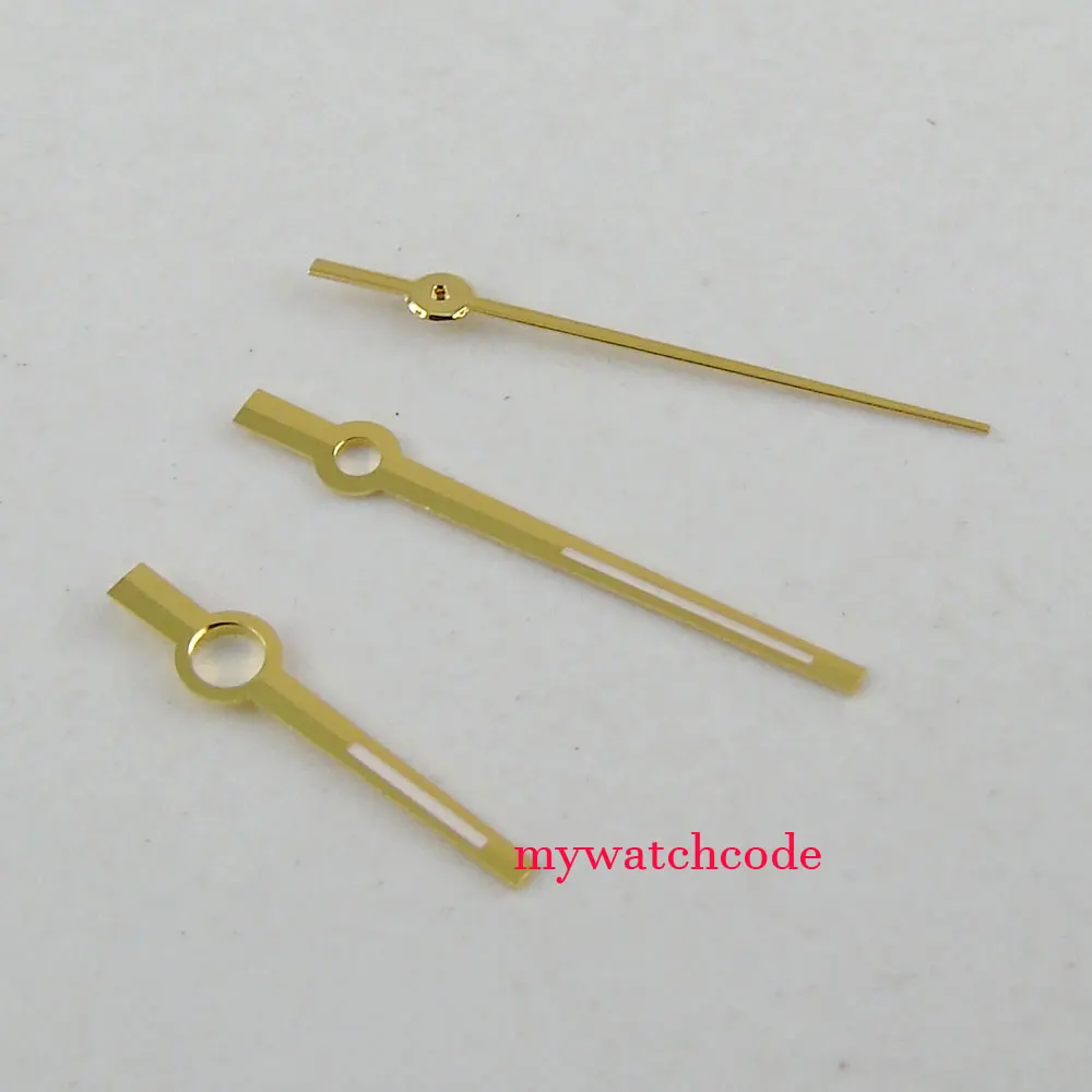 

yellow golden SUPER LUME mens watch hands for Miyota 8205 8215 DG2813 movment