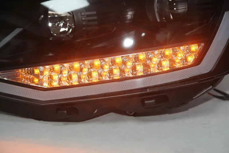 Для Volkswagen Transporter Caravelle Multivan T6 светодиодный фонарь год передние лампы с дневными ходовыми