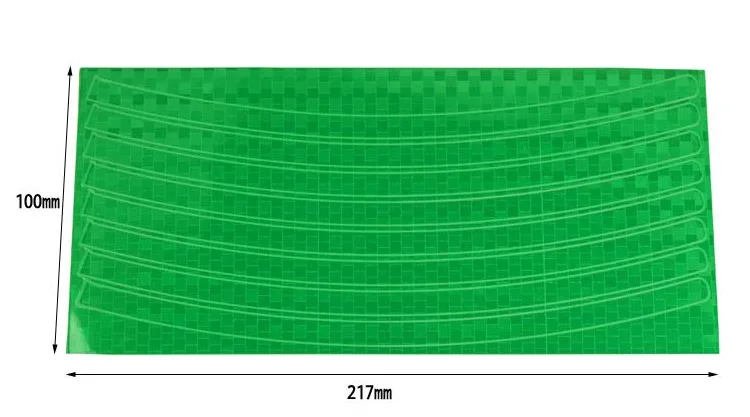 Велосипедный отражатель флуоресцентный MTB велосипедный стикер велосипедный обод колеса светоотражающий стикер s Наклейка аксессуары