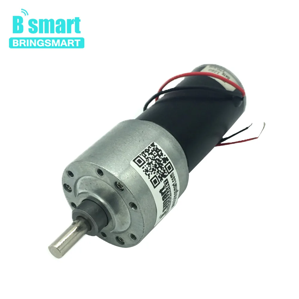 

Bringsmart DC Gear Motor 12V High Torque Mini Motor Permanent Magnet 24V Electric Motor Reducer Reversible 37GB31Y