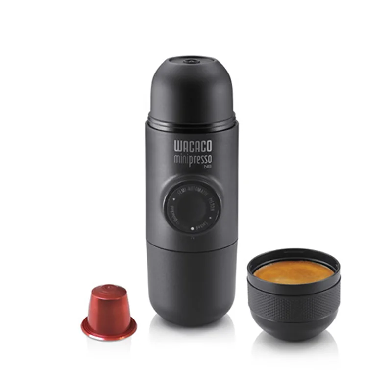  Wacaco Minipresso NS Portable Espresso Coffee Machine Compatible NS Capsules* Small Travel Coffee M