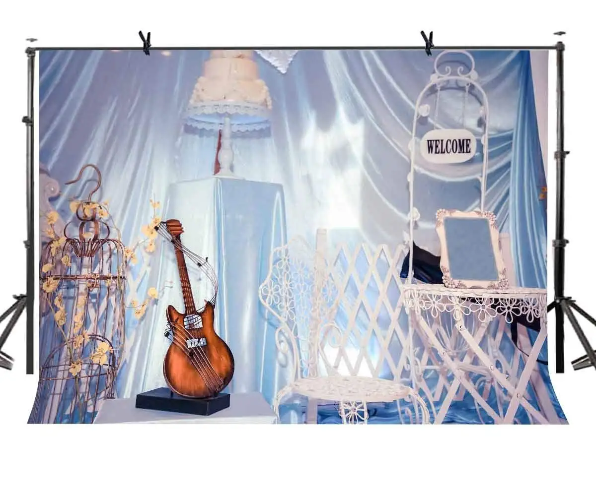 

150x220cm Ocean Theme Wedding Backdrop Romantic Marine Theme Wedding Photography Background for Camera Photo Props