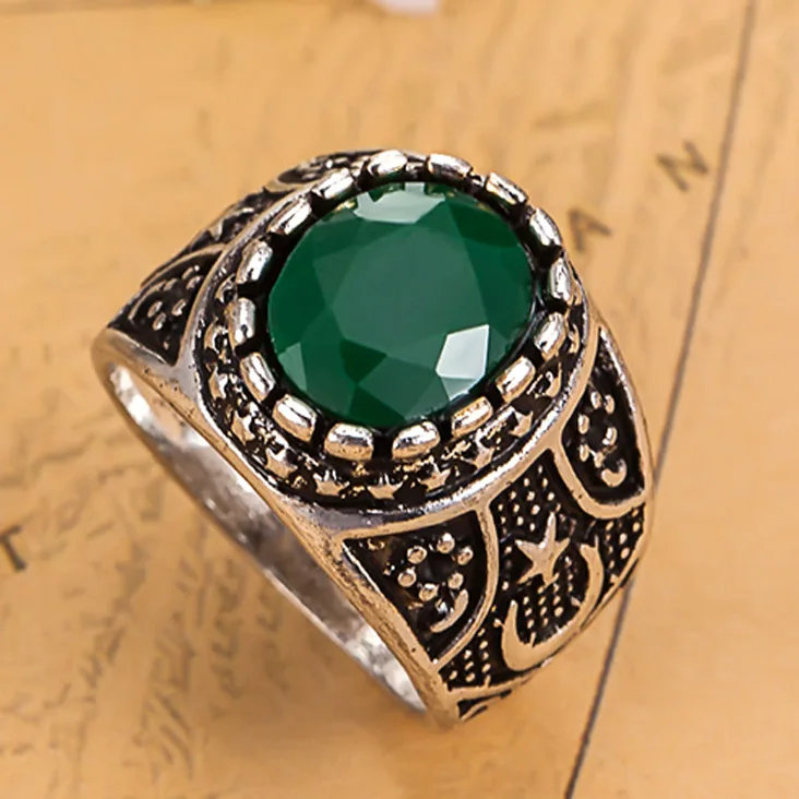 luxury brand antique silver rings women wedding jewelry colar feminios anel resin turkish finger rings men accessories the ring - Turkish Wedding Ring luxury brand antique silver rings women wedding jewelry colar feminios anel resin turkish finger rings men accessories the ring - Turkish Wedding Ring