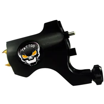 

Permanent Makeup Tattoo Supplies 1Pcs Zinc Alloy Skull Head Bishop Rotary Tattoo Machine Gun Clipcord Interface Tattoo Body Art