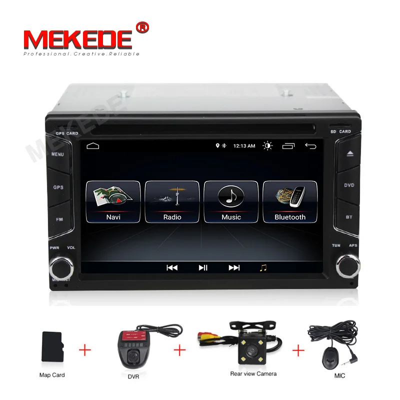 MEKEDE Android 8,1 Универсальное автомобильное радио 2 din автомобильное радио gps android 2din автомобильный dvd-плеер gps навигация wifi Bluetooth MP5 плеер