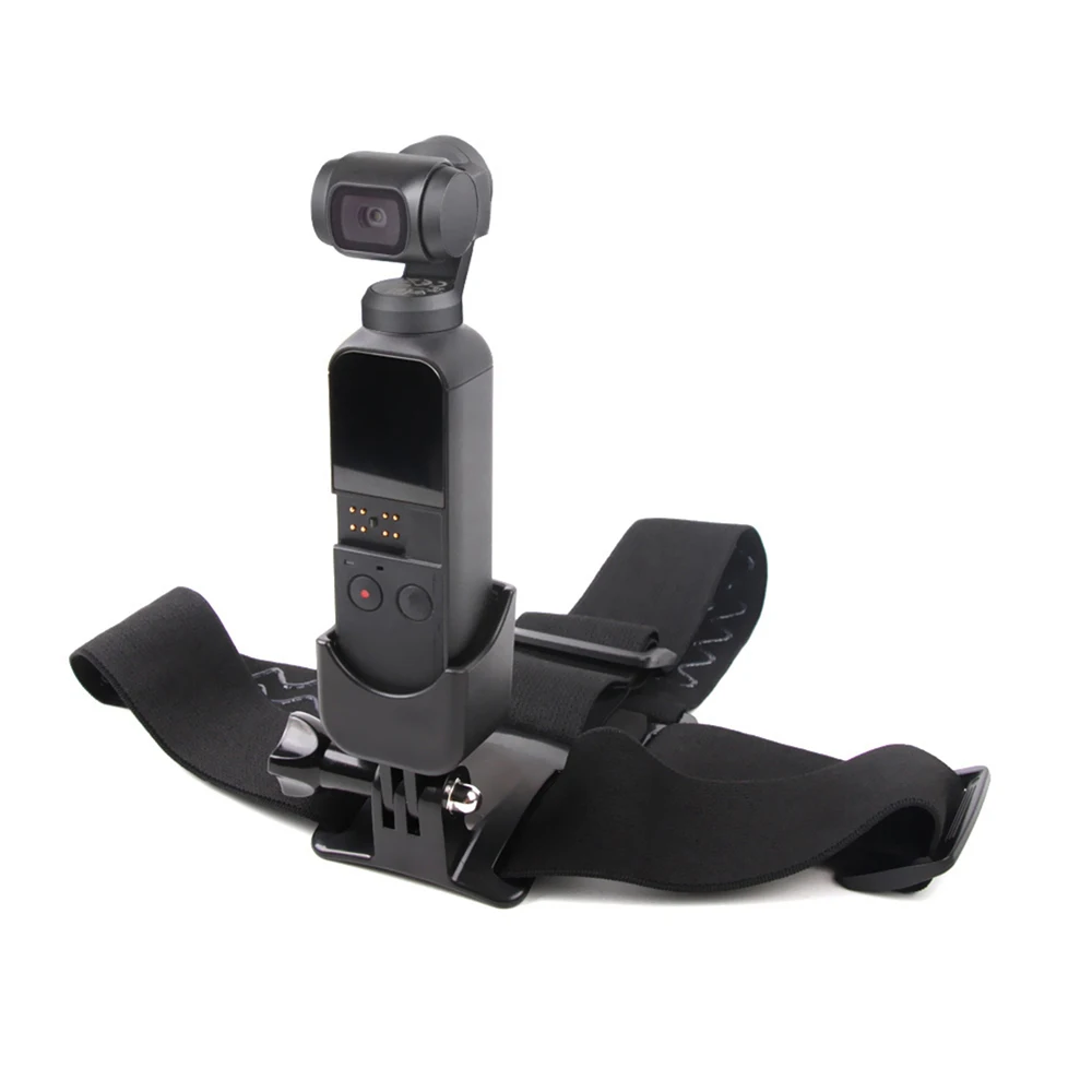 Головной ремень повязка держатель с адаптером для DJI OSMO Карманная камера для GoPro 180 градусов регулируемая повязка на голову аксессуары