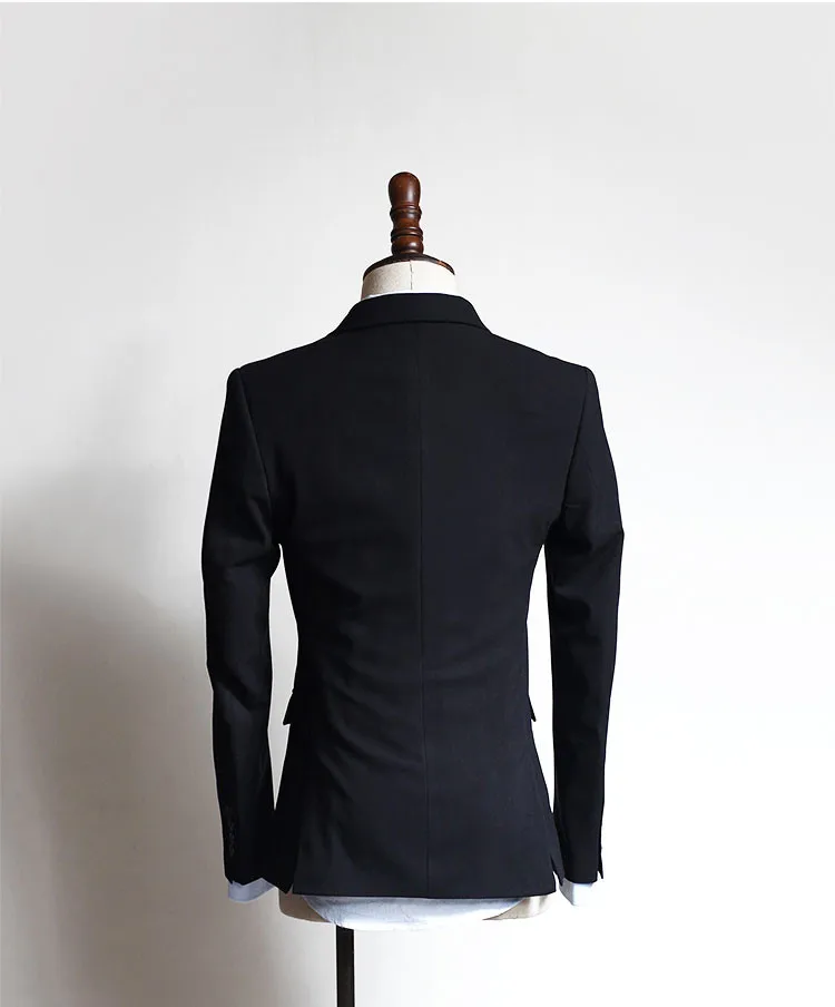 (Jacket+Pants) 2 Pieces New Fashionable 2017 Mens Suits Custom Made Best Men Suits Double Breasted Wedding Groom Tuxedos