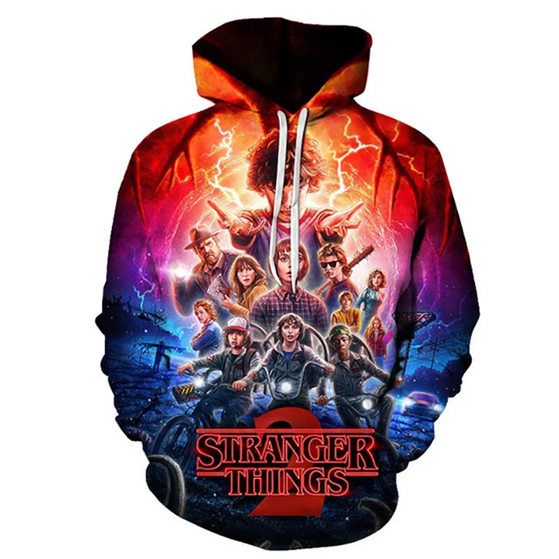 Новинка 2019 мужской и женский костюм для косплея из фильма странные вещи пуловеры