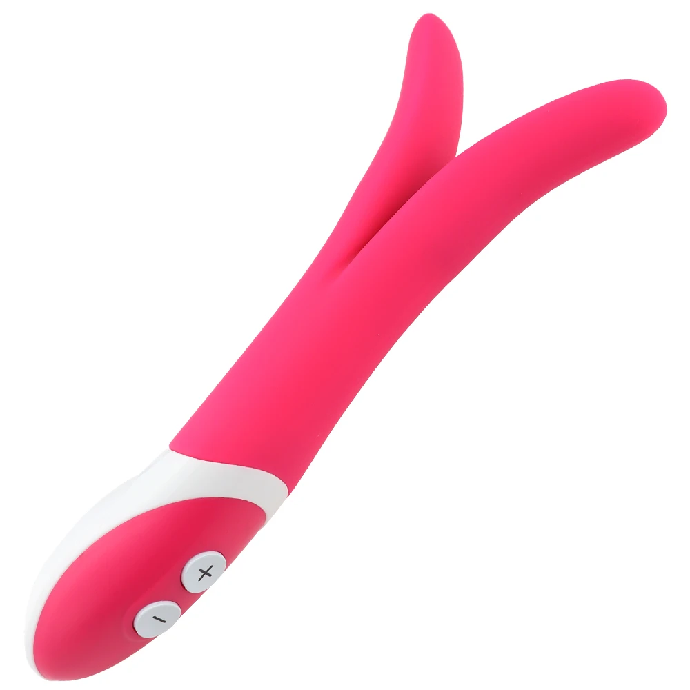 Man n Powerful Dual Vibrator for Women G spot Vagina clit vibrator,Anal Vibrator Rabbit Wand Body Massager Sex Products Sex Toys