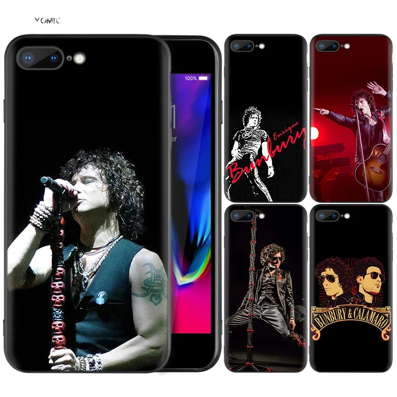 

Silicone Case Shell Coque for iPhone 7 8 6 6S Plus X XS MAX XR 5C 5 5S SE 7Plus 8Plus 7+ 8+ Bunbury Rock Singer