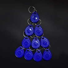 10 шт. Ручные 125 кГц RFID ID карты брелок EM4305 контроль доступа карты тег случайный цвет