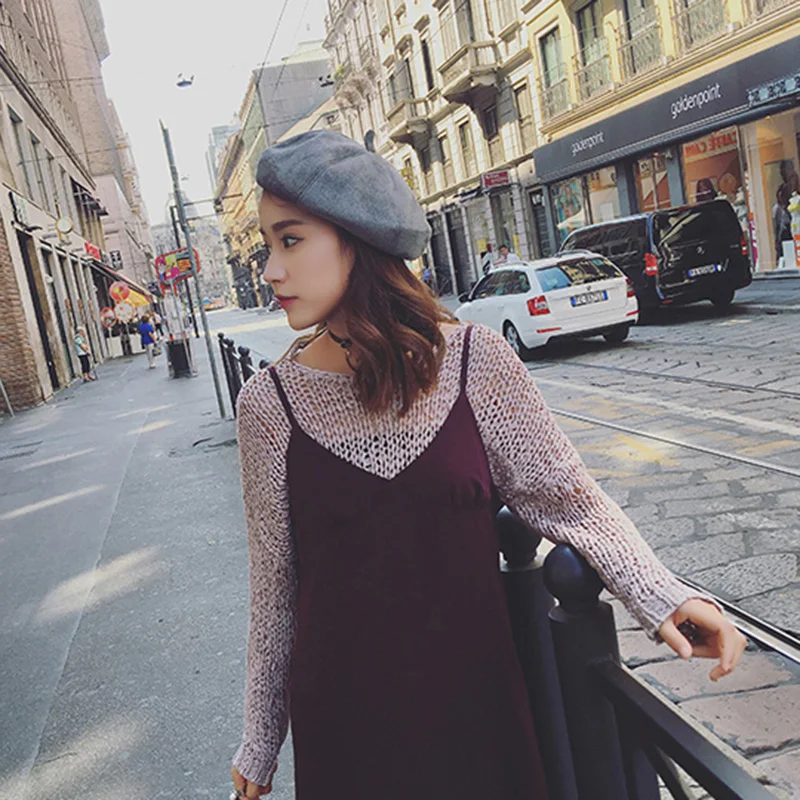 Bella Philosophy, Повседневная зимняя шапка, женская шапка skullies beanies, колпачок фонаря, женская шапка для дам, замшевые шляпы