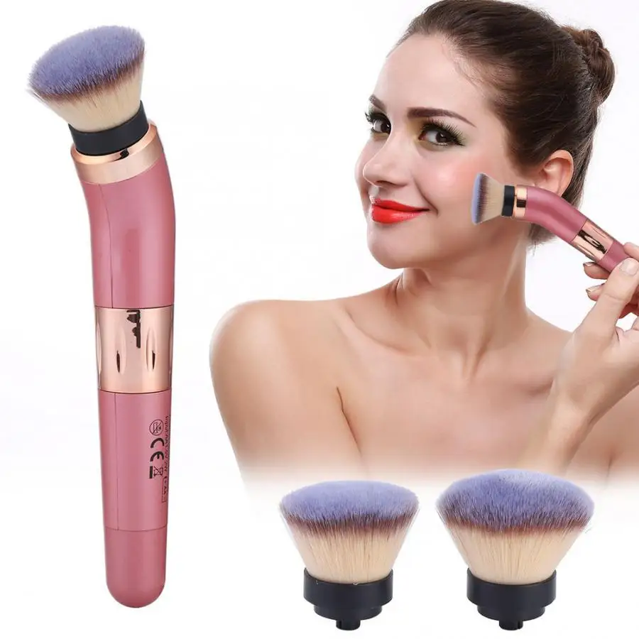 

Multi-functional Electric Foundation Powder Brush Portable Cosmetic Blush Brush Makeup Tool Pore Cleaner