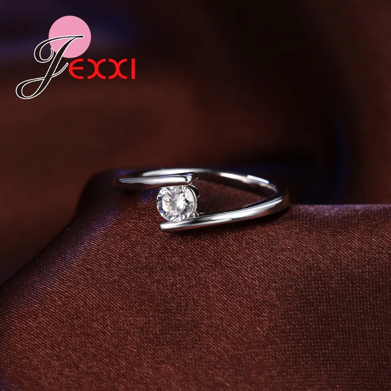 Известный бренд, кольцо на палец для женщин, 925 пробы, серебро, белый, CZ, обручальные кольца для женщин, Bijoux Femme