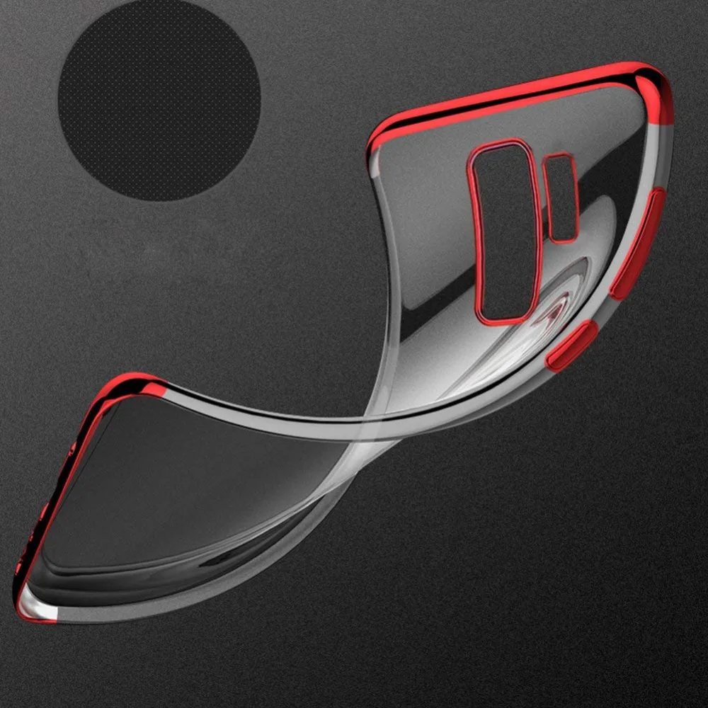 Portefeuille For Samsung Galaxy S9 Plus Case S8 Note 8 9 A3 A5 A7 2017 2018 A6 J3 J5 J7 S9plus TPU Rubber Cover Plating Frame (8)