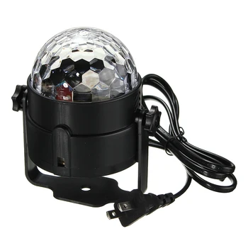 

Promotion! LED RGB Magic Ball Crystal Effect Stage Light DJ Disco Party Lighting +IR Remote