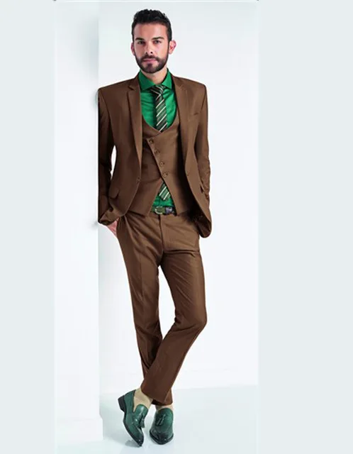 Download New Design Slim Fit Wedding Suit For Man Clothes 2017 ...