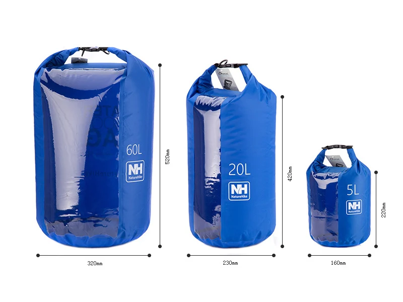 Naturehike New 1pcs for 20L UltraLight Visual Dry sack Waterproof Naturehike New 1pcs for 20L UltraLight Visual Dry sack Waterproof