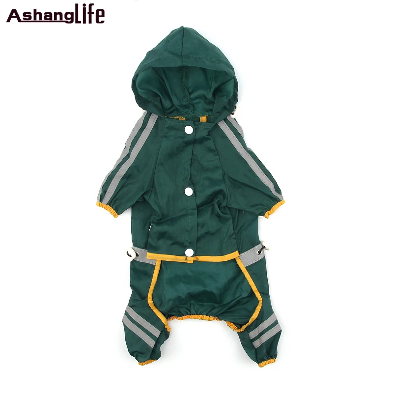 Pet Dog Rain Coat Jacket Clothes Dog Puppy Waterproof Hoodie Raincoat