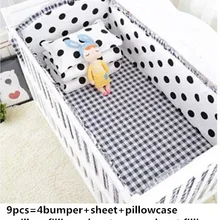 Промо-акция! 6/9 шт. с изображениями мультипликационных персонажей, набор постельного белья для детей, младенцев, спортивные костюмы для мальчиков, комплекты детская кроватка комплекты детское постельное белье одеяло весь набор 120*60/120*70 см