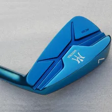 MiURA MC-501 Железный набор MiURA Гольф кованые клюшки для гольфа синий клюшки для гольфа 456789Pw(7 шт.) R/S Flex сталь/графит вал с крышкой на голову