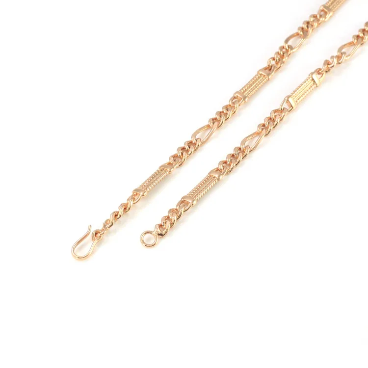 34CM Baby Necklace Boy Gold Chain Kids Jewelry Collar image 4