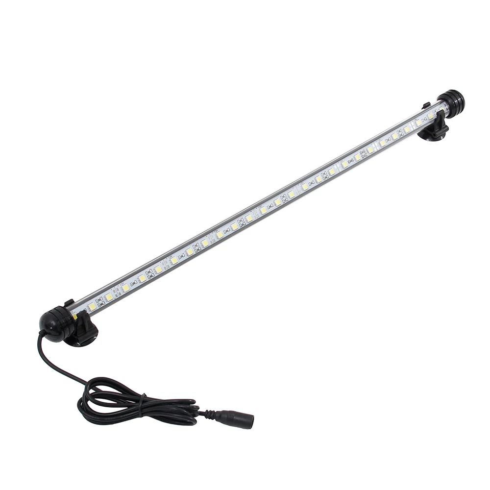 

Aquarium Fish Tank 9/27 LED Light Blue/White 18/48CM Bar Submersible Waterproof Clip Lamp Decor EU Plug
