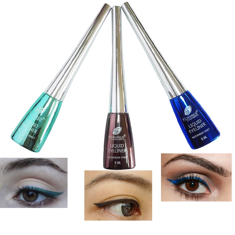 FaRRES Colorful Matte Eyeliner Liquid Gel Metallic Eyeliner waterproof