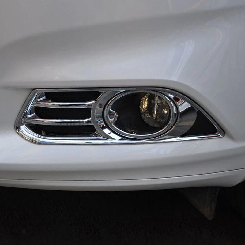 

For Ford Mondeo Fusion Contour 2013 2014 2pcs Chrome Car Front Fog Light Lamp Cover Moulding Trim Protectors Accessories