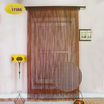 

Flying String Curtain Window Door Divider Sheer Curtains Home Decoration Valance Room Fly Screen Blind Straight Bedrooms Hotel
