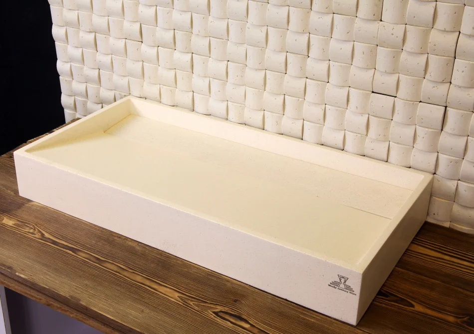 

The basin that wash a face. Hang a wall lavatory. Artificial stone basin single European sanitary ware luxury